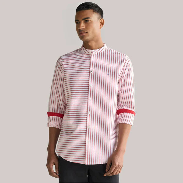 Stylish Branded Casual Shirts with Full Sleeves and Chinese Collar