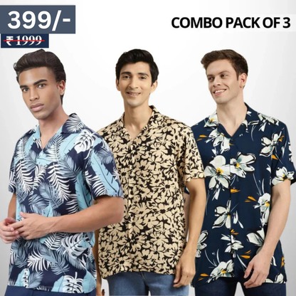 Casual Shirts Collection (Pack of 3)