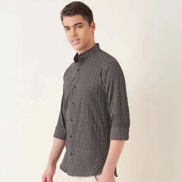 Stylish Branded Casual Shirts with Full Sleeves and Chinese Collar